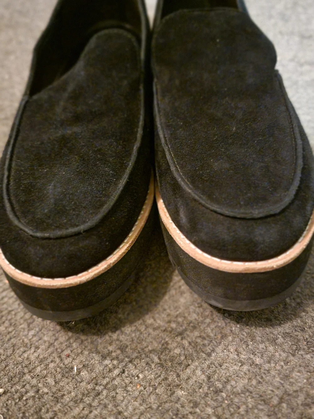 Eileen fisher Black Platform Loafers for Women - Sleek Slip-On Style 8.5